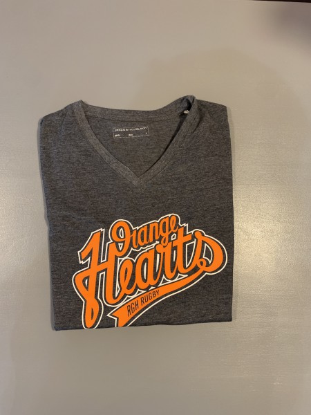 Orange Hearts T-Shirt Herren